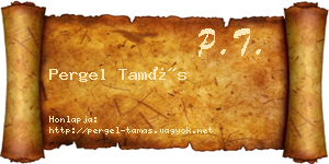 Pergel Tamás névjegykártya